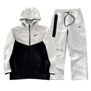 Conjunto NIKE TECH x NOCTA "Gris/Negro" Algodón Real