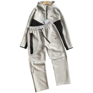 Conjunto NIKE TECH x NOCTA "Gris/Negro" Algodón Real