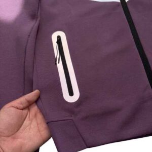 Conjunto NIKE TECH 2025 "REFLECTANTE" Algodón Premium Morado - Imagen 5