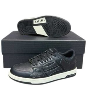 AMIRI Skel Top Low "Negra" + CAJA - Imagen 3