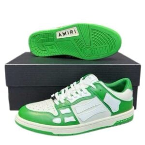 AMIRI Skel Top Low "Verde/Blanco" + CAJA - Imagen 3