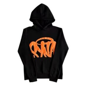 Polerón SYNA "Negro/Naranja" 100% Algodón