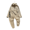 Conjunto NIKE TECH FLEECE SPORTSWEAR "Kaki/Negro" Algodón