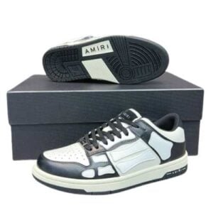 AMIRI Skel Top Low "Negra/Blanca" + CAJA - Imagen 3