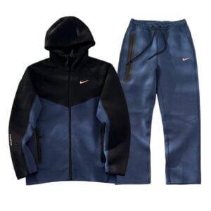 Conjunto NIKE TECH x NOCTA "Negro/Azul" Algodón Real