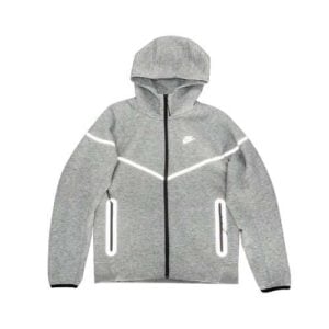 Poleron NIKE TECH 2025 "REFLECTANTE" Algodón Premium Gris
