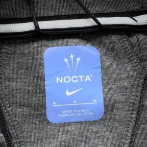 POLERON NIKE TECH x NOCTA «Gris Oscuro/Negro» Algodón Real - Imagen 4