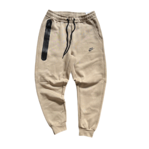 Pantalon NIKE TECH FLEECE SPORTSWEAR "Kaki/Negro" Algodón