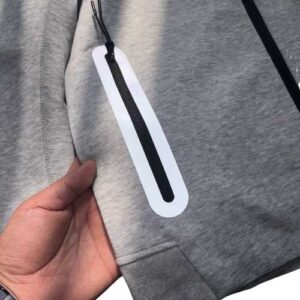 Conjunto NIKE TECH 2025 "REFLECTANTE" Algodón Premium Gris - Imagen 3