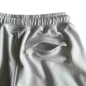 Conjunto SYNAWORLD Verano "Polera/Short" Blanco Celeste + ACCESORIOS - Imagen 6
