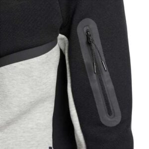 Conjunto NIKE TECH Fleece "Negro/Gris" 2025 Algodon Real - Imagen 4