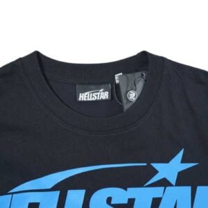 POLERA HELLSTAR Classic "Negra/Azul" - Imagen 4