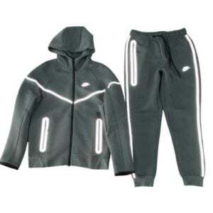 Conjunto NIKE TECH 2025 "REFLECTANTE" Algodón Premium Verde