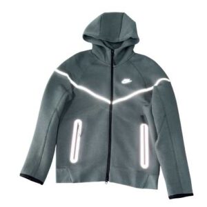 Poleron NIKE TECH 2025 "REFLECTANTE" Algodón Premium Verde