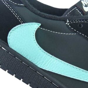 Jordan 1 "Tiffany x Travis Scott" Negro y Celeste - Imagen 5
