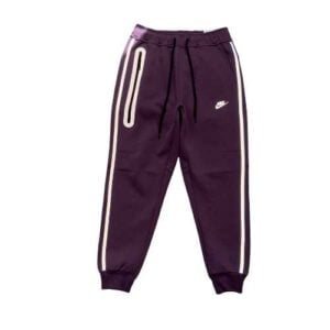 Pantalon Buzo NIKE TECH 2025 "REFLECTANTE" Algodón Premium Morado