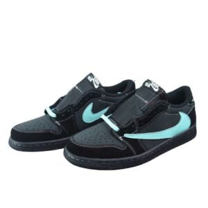 Jordan 1 "Tiffany x Travis Scott" Negro y Celeste