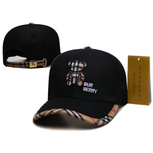 Gorra Exclusiva Burberry Teddy Check – Estilo Premium