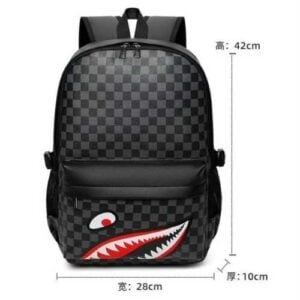 MOCHILAS SHARK LV LOUIS VUITTON x SprayGround "20L" Cuadros - Imagen 5