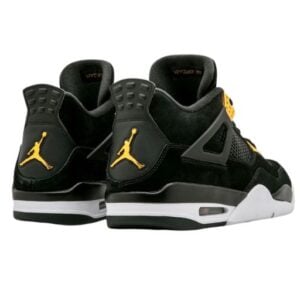 Alternative view of Air Jordan Retro 4 "Royalty Black Gold" Negro Dorado