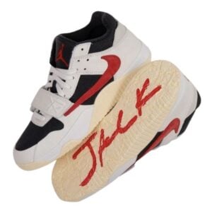 Alternative view of Nike Jordan JUMPMAN JACK TR Travis Scott "University Red"