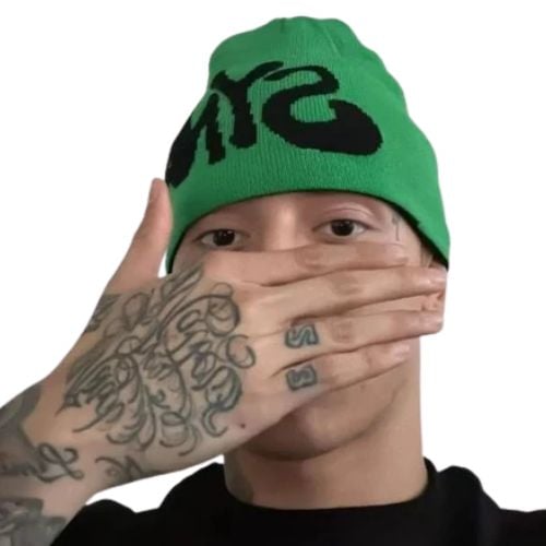Alternative view of Gorro SYNA WORLD Reversible "Synarchy" Verde/Negro