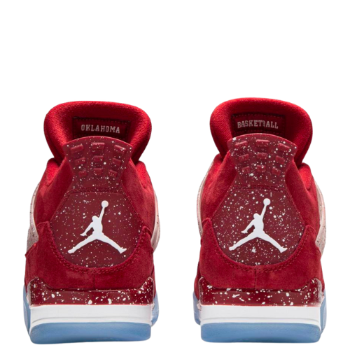 Alternative view of AIR JORDAN RETRO 4 "Oklahoma Sooners PE"