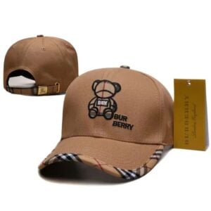 Gorra Exclusiva Burberry Teddy Check – Estilo Premium - Imagen 3