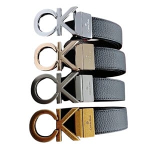 Cinturón CK CALVIN KLEIN "Clásicos” - Hebilla Metal Cuero Alta Calidades