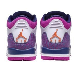 Air Jordan Retro 3 "Barely Grape Pink Purple" Rosa Morado - Imagen 3