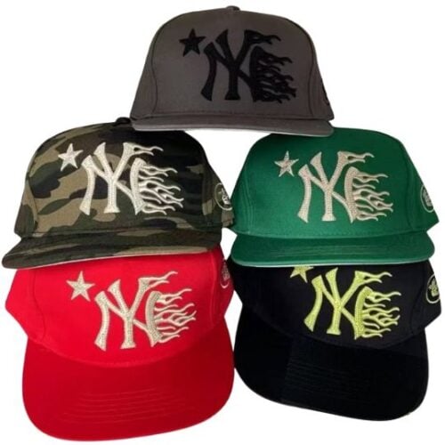Gorras HELLSTAR x NEW ERA New York "5 Colores" Alta Calidad
