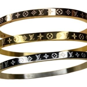 Pulsera LouisVuitton LV Exclusivo – Unisex Dorado, Plateado & Oro Rosa