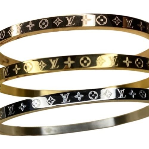 Pulsera LouisVuitton LV Exclusivo – Unisex Dorado, Plateado & Oro Rosa