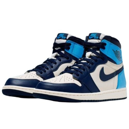 JORDAN RETRO 1 HIGH "Obsidian Blue" Azul Blancas Celeste UNC