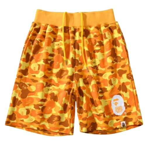 Short BAPE x PUBG "Anaranjado"| Alta Calidad Algodón