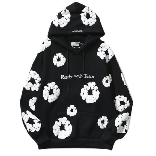 Polerones DENIM TEARS "Ready Made Tears" "Negro-Rojo-Gris-Verde" ALGODÓN PREMIUM - Imagen 2