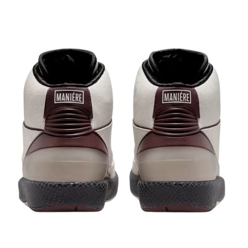 Alternative view of AIR JORDAN RETRO 2 "Sail and Burgundy"