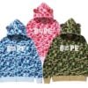 Polerón BAPE Shark "OREJAS" 3 Colores - Algodón Alta Calidad