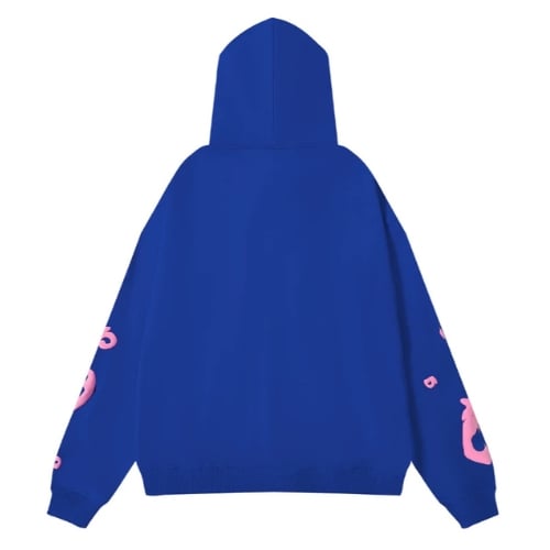 Alternative view of Polerón Sp5der Azul/Rosado Stars –  Premium Algodon Real