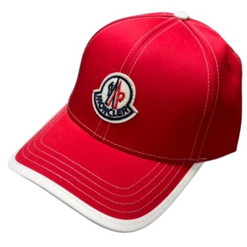 Gorra MONCLER "Negro, Blanco, Rojo, Azul" Calidad Premium. - Imagen 4