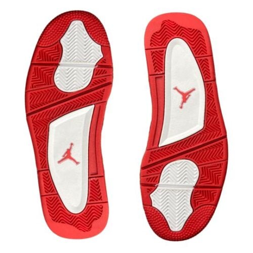 JORDAN RETRO 4 x LV LOUS VUITTON "White Red Blancas Rojo" - Imagen 3