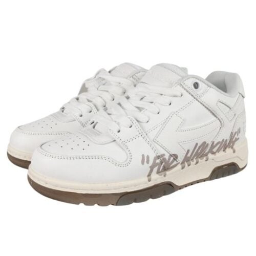 OFF-WHITE Out of Office "White Beige Letters" - "Blanco Letras Beige"