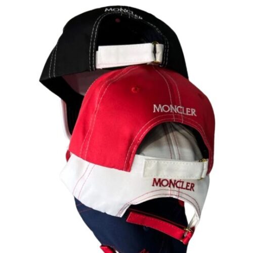 Gorra MONCLER "Negro, Blanco, Rojo, Azul" Calidad Premium. - Imagen 6