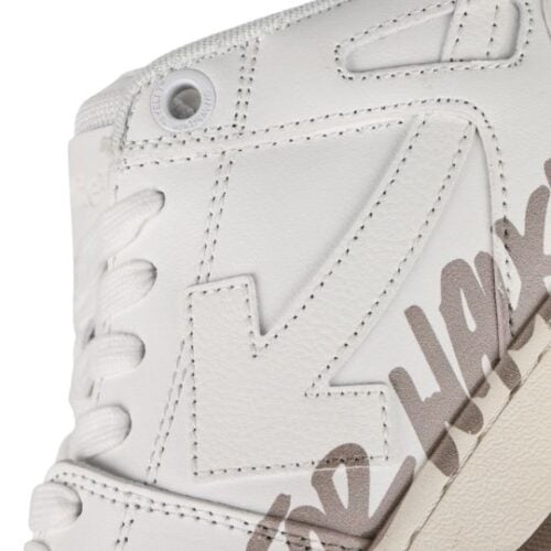 OFF-WHITE Out of Office "White Beige Letters" - "Blanco Letras Beige" - Imagen 3