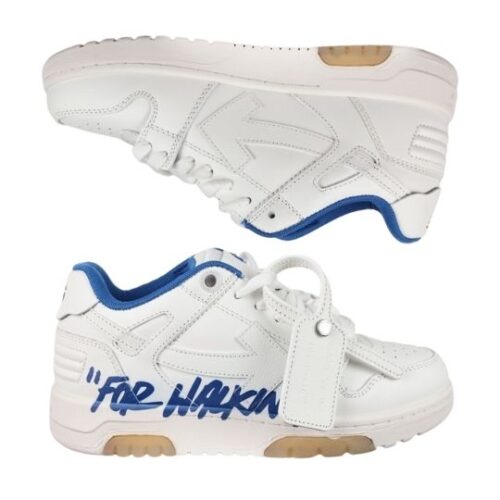 Alternative view of OFF-WHITE Out of Office "White Blue Letters" - "Blanco Letras Azules"