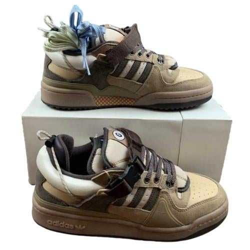 Zapatillas Adidas Forum x BAD BUNNY Buckle Low "Cafe"