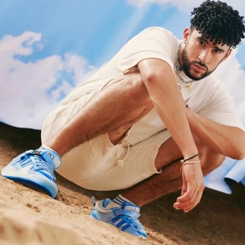 Alternative view of Zapatillas Adidas Forum x BAD BUNNY Buckle Low "Blue Tint / Ice Blue"