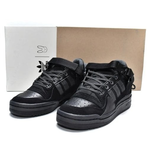 Zapatillas Adidas Forum x BAD BUNNY Buckle Low "Negro" Triple Black (Core Black)