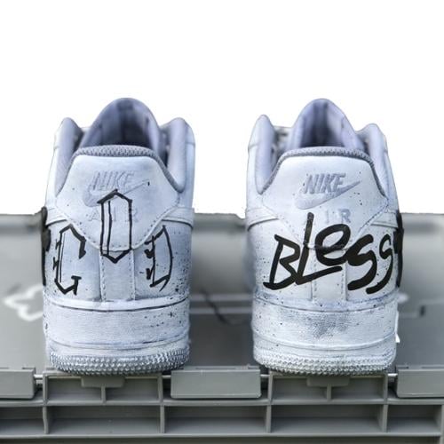 Alternative view of AIR FORCE 1 X CHROME HEARTS LOW