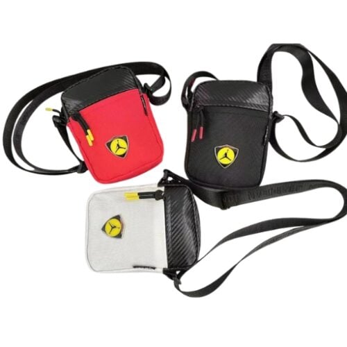 Bolsos Jordan “Ferrari” – Rojo, Negro, Blanco